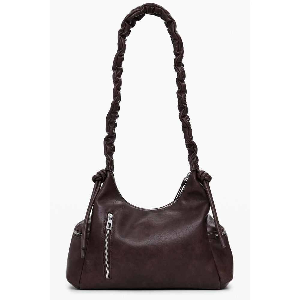 Marrone Poliuretano Women Handbag