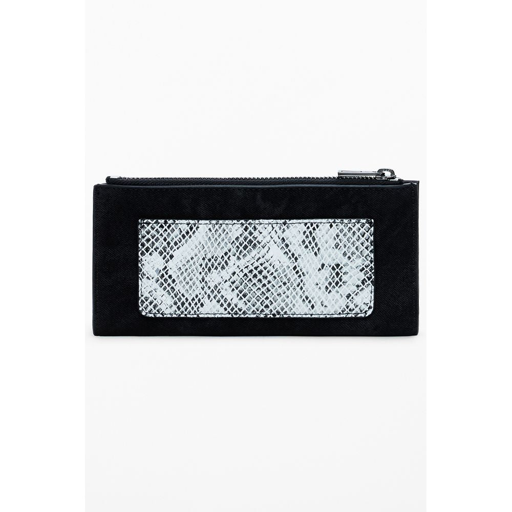Nero Poliuretano Women Wallet