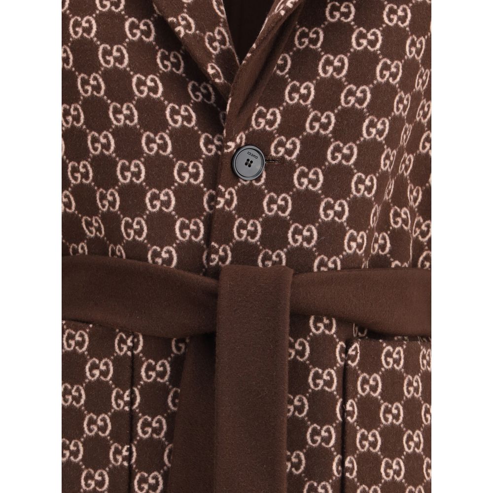 Silk and wool reversible Coat
