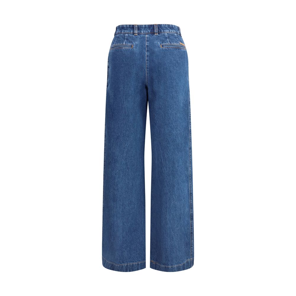 Straight Jeans with pinces