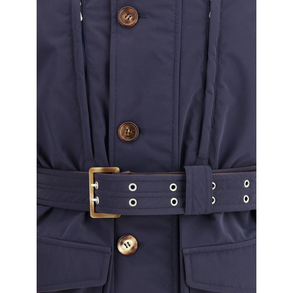 Membraned nylon saharan Jacket