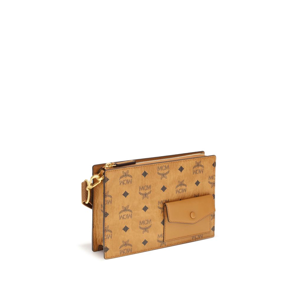 Brown Canvas Shoulder Bag