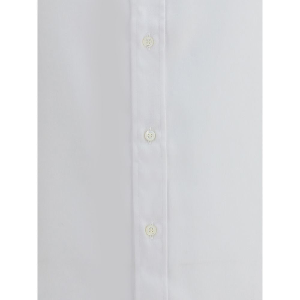 White Cotton Dress Shirt