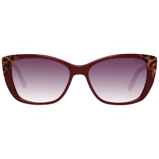 Burgundy Plastic Sunglasses