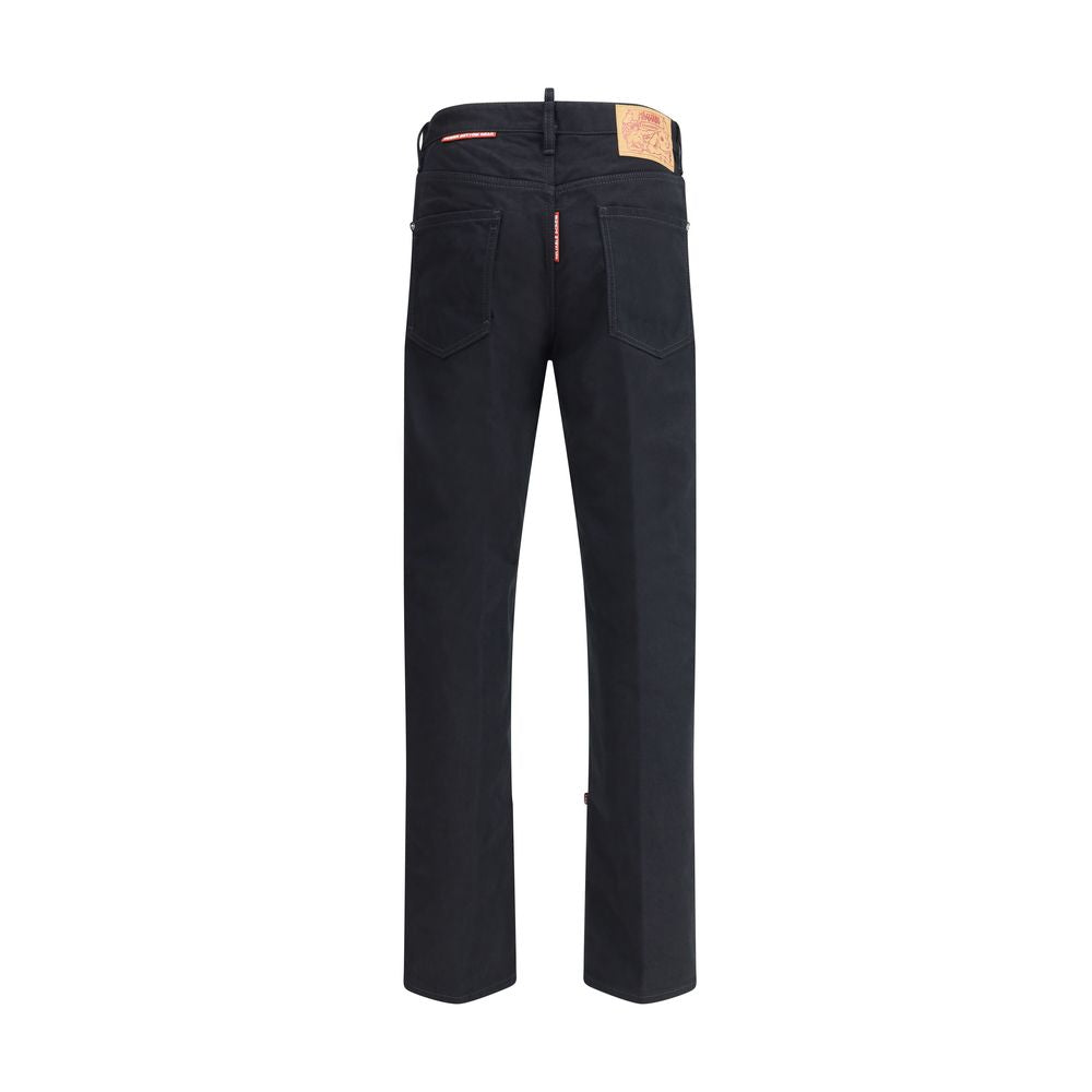 Cotton straight Jeans