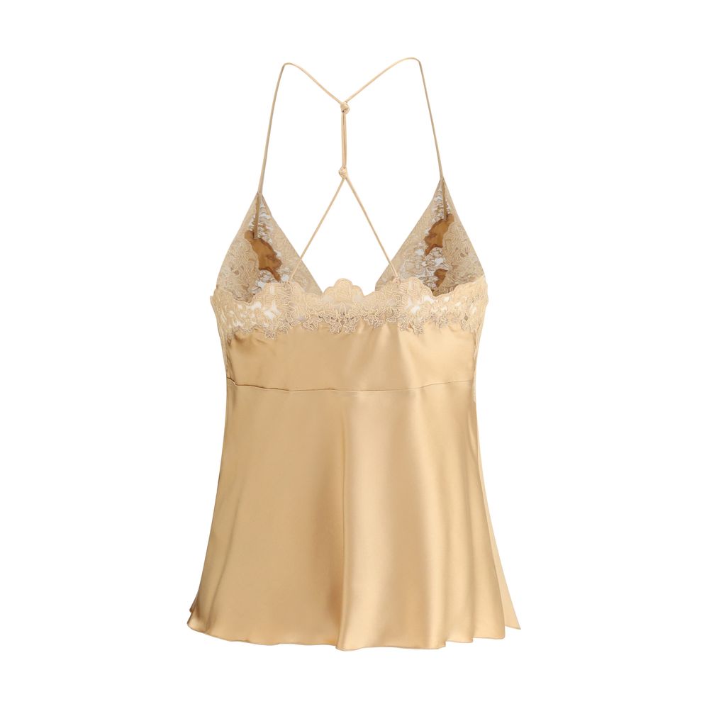 Silk and lace Top