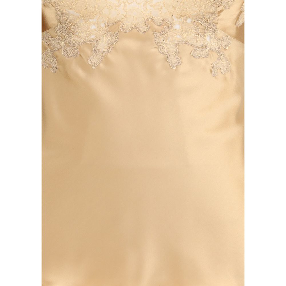 Silk and lace Top