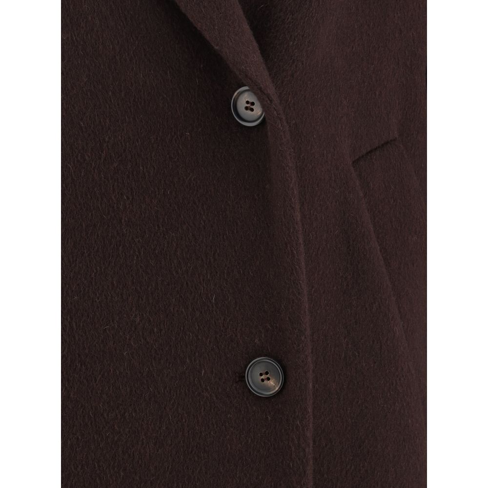 Bordeaux Cashmere Coat
