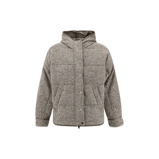 Brown Fleece Wool Coat