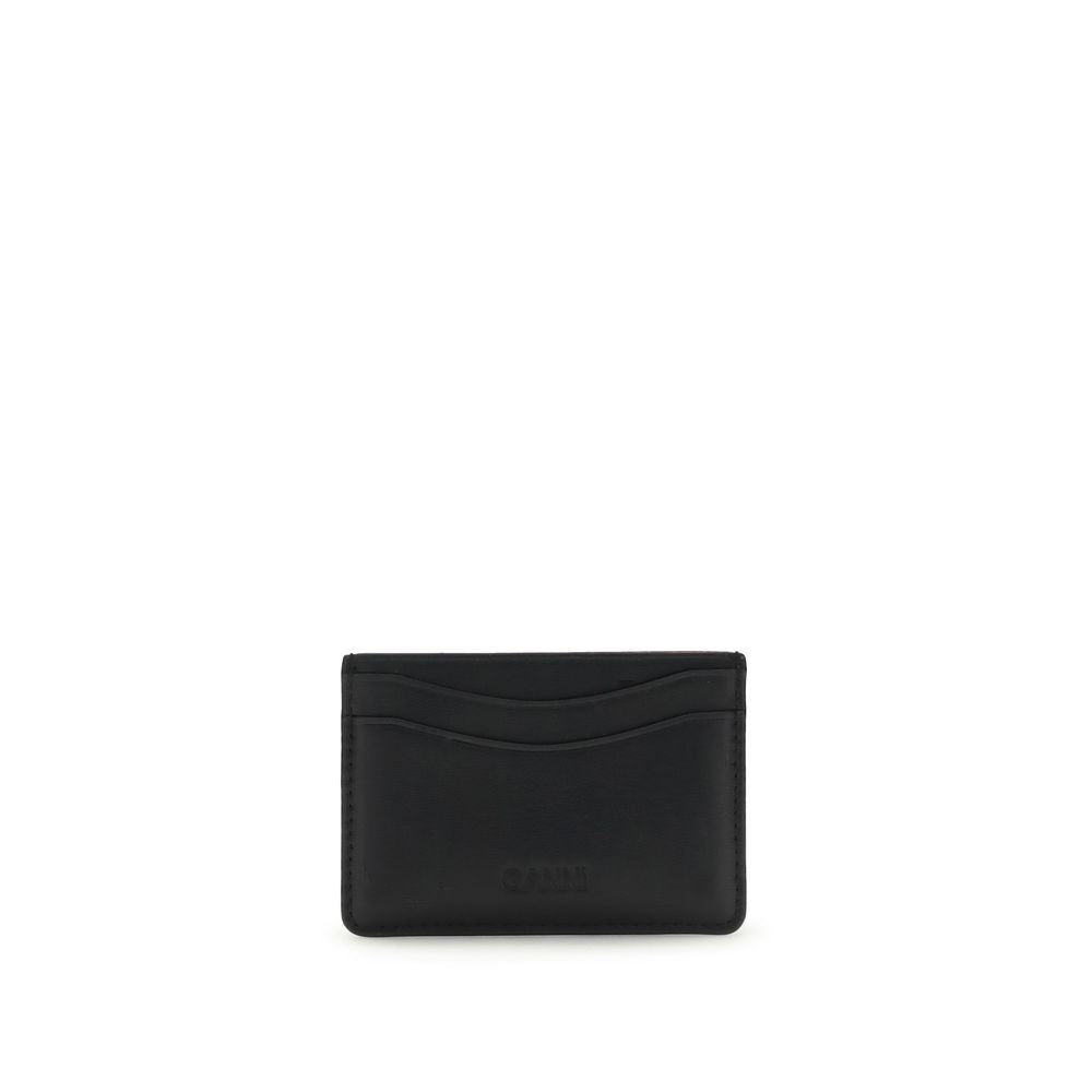 GANNI CARD HOLDER BLUE DOG