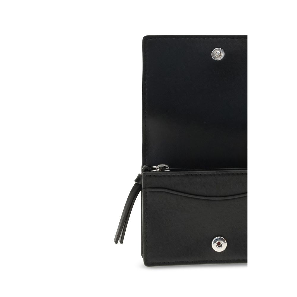 GANNI CARD HOLDER WITH FLAP BLUE DOG