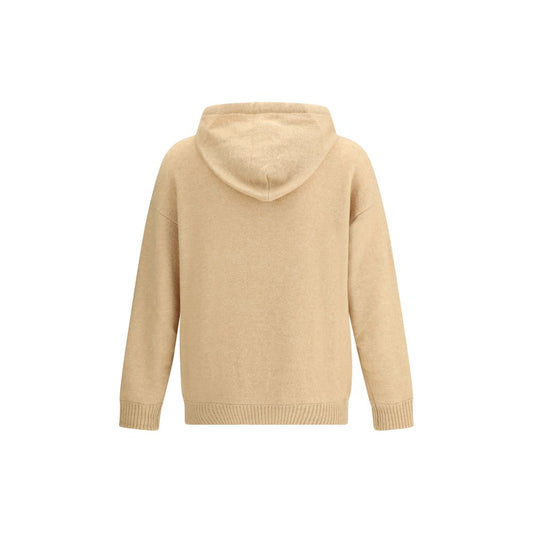 Beige Cashmere Hoodie