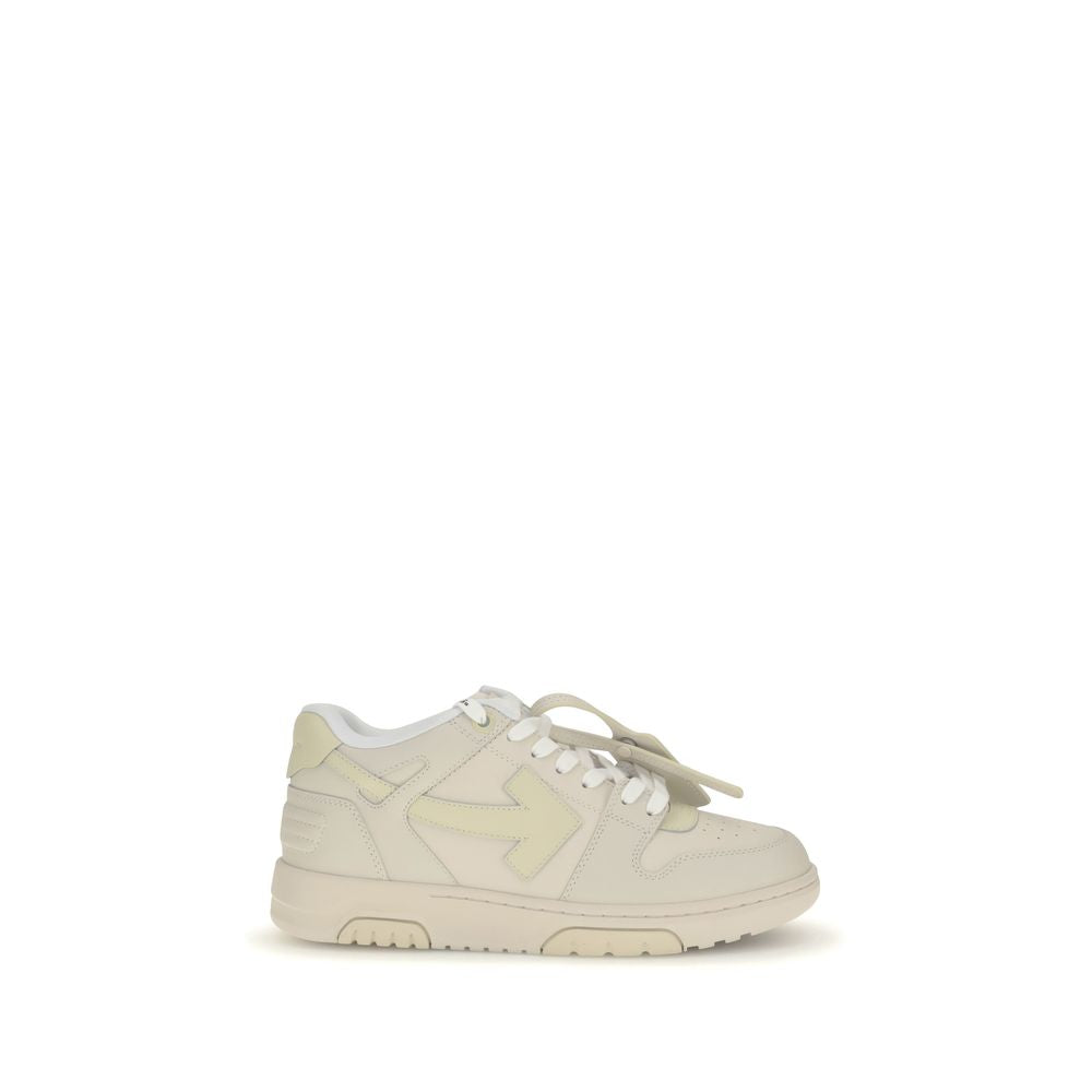 Cream Rubber Chunky Sneakers
