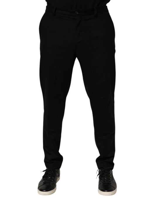 Black Cashmere Dress Formal Trouser Pants