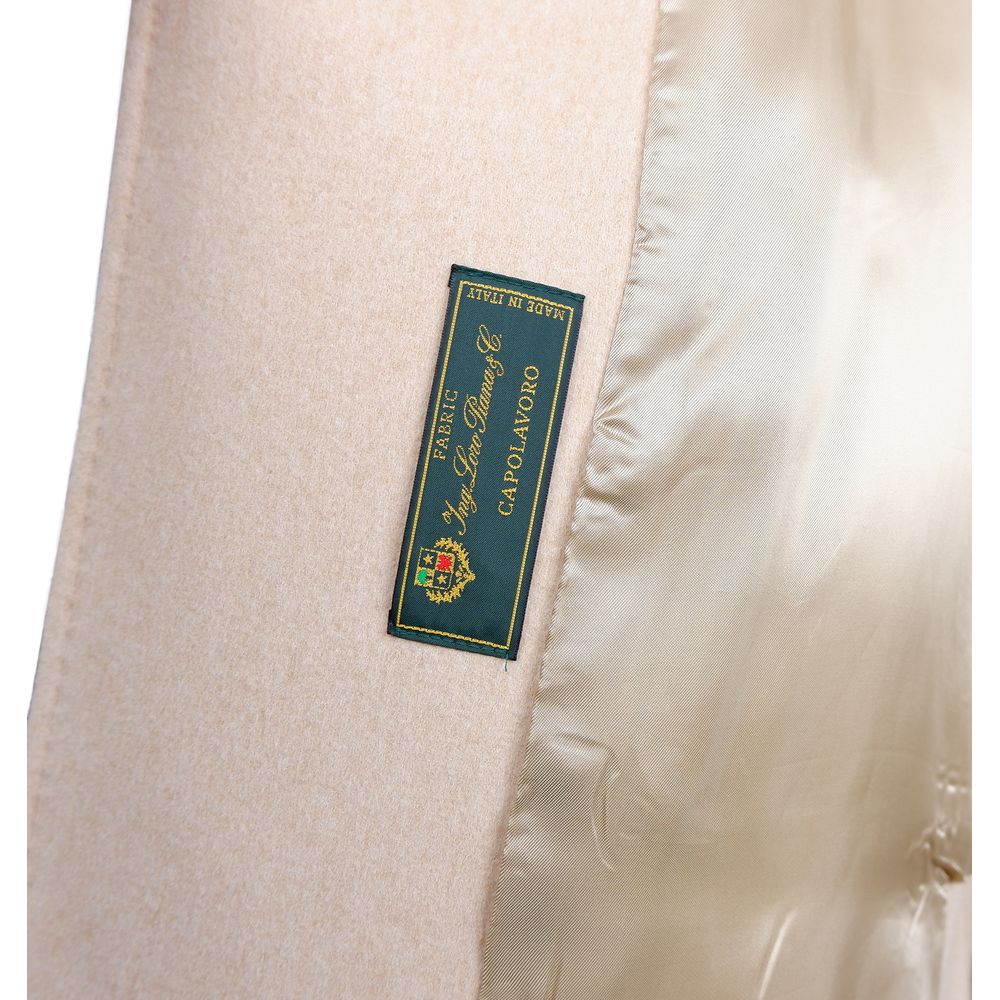 Beige Wool Jackets & Coat