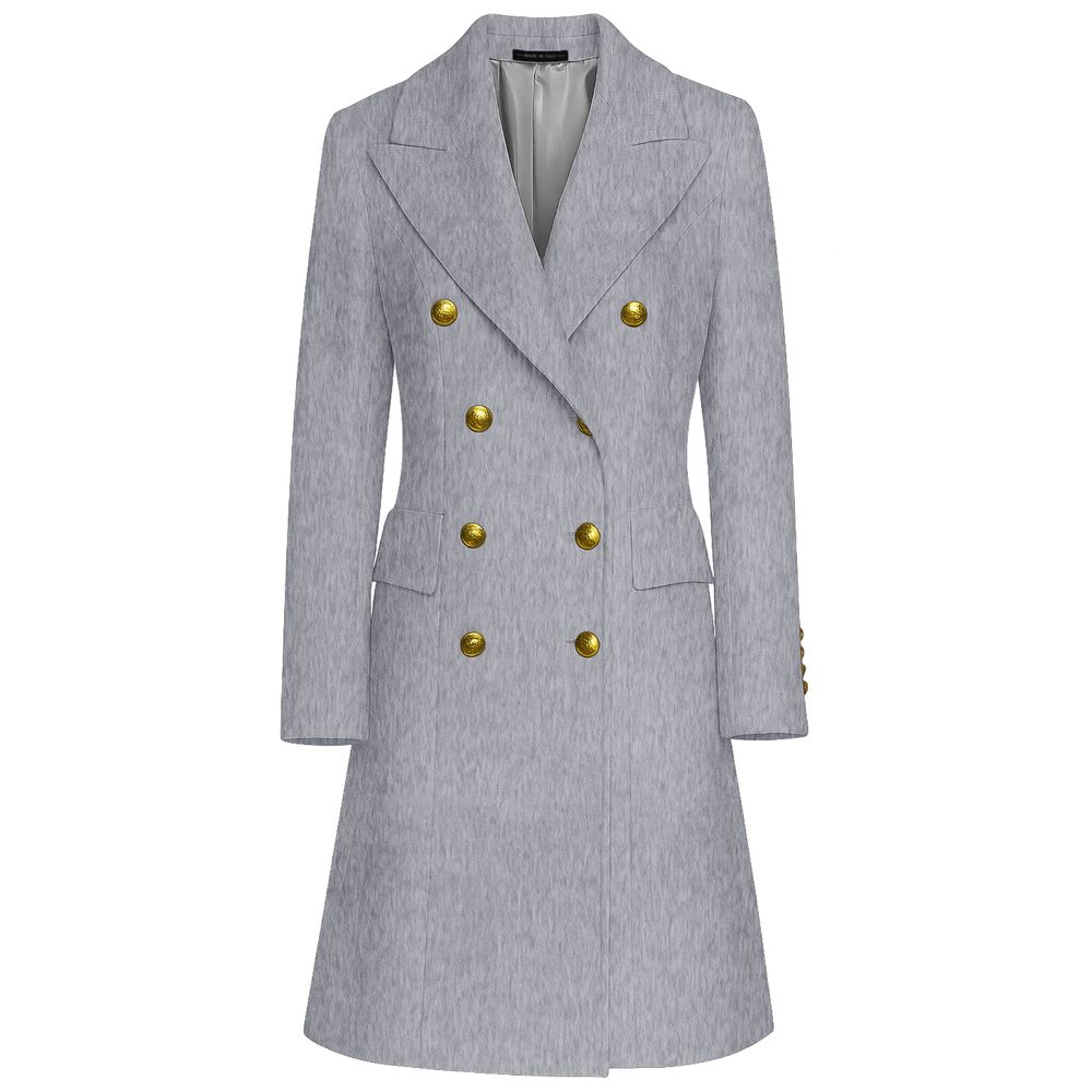 Gray Wool Jackets & Coat