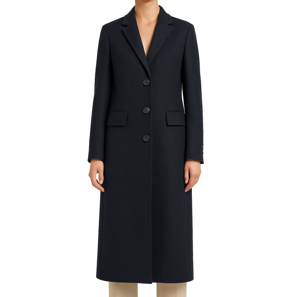 Black Wool Jackets & Coat