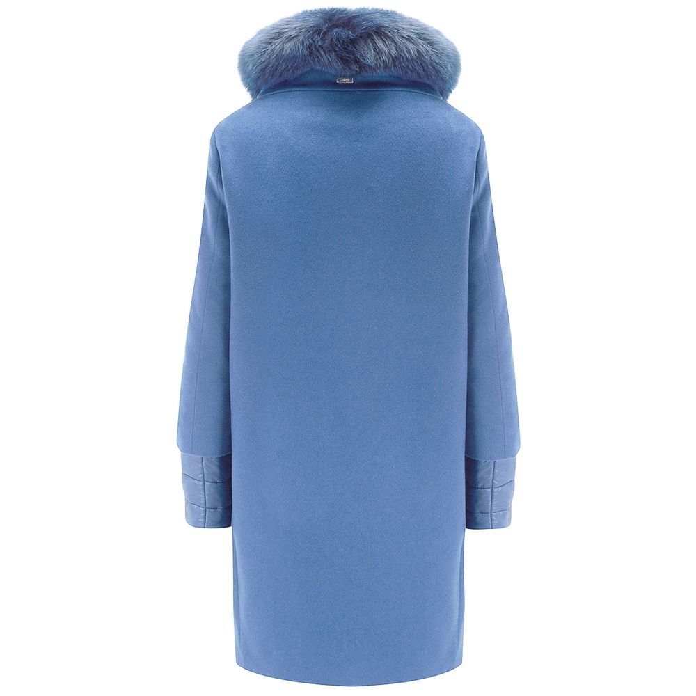 Blue Cashmere Jackets & Coat