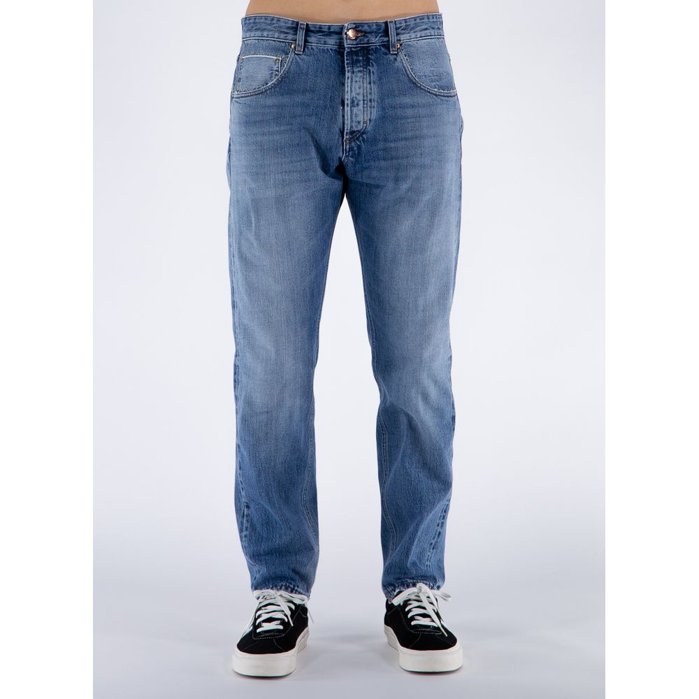 Blue Cotton Jeans & Pant