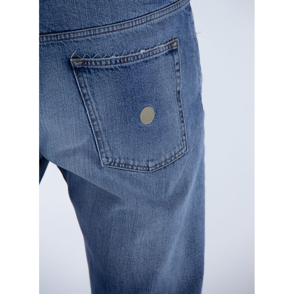 Blue Cotton Jeans & Pant