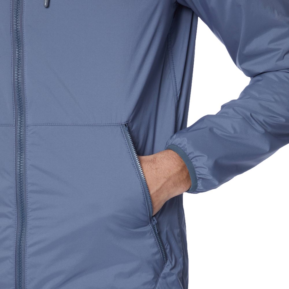 Blue Polyamide Jacket