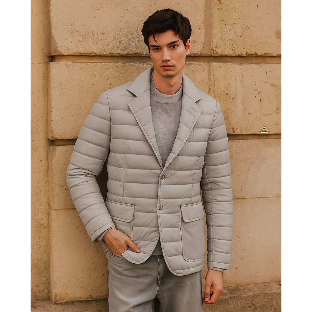 Gray Polyamide Jacket