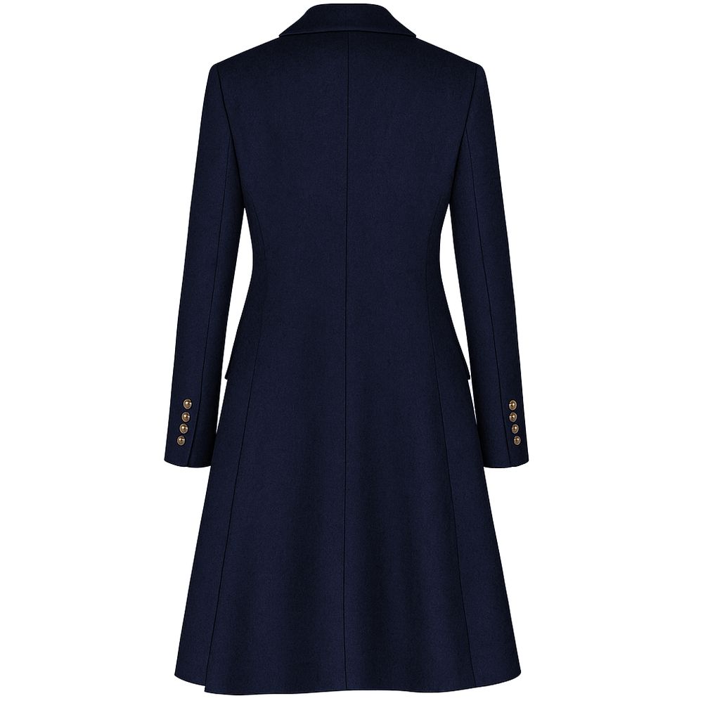 Blue Wool Jackets & Coat