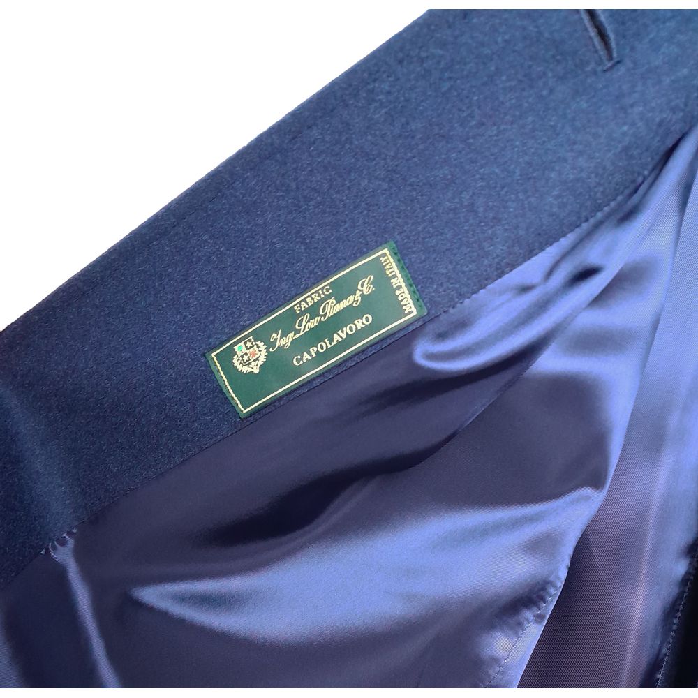 Blue Wool Jackets & Coat