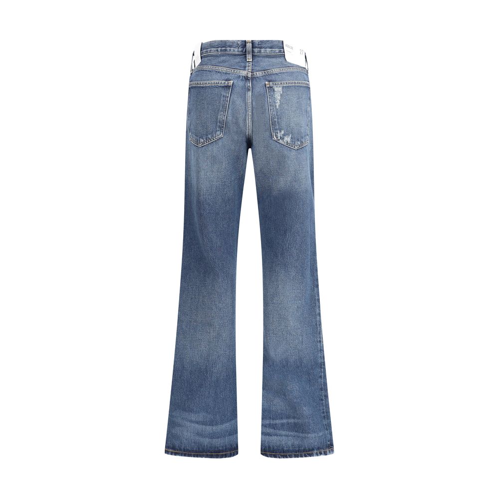 Kick Boot Jeans stencil color mid rise