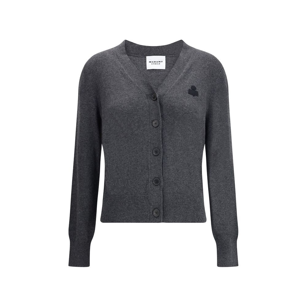 Gray Cotton Cardigan