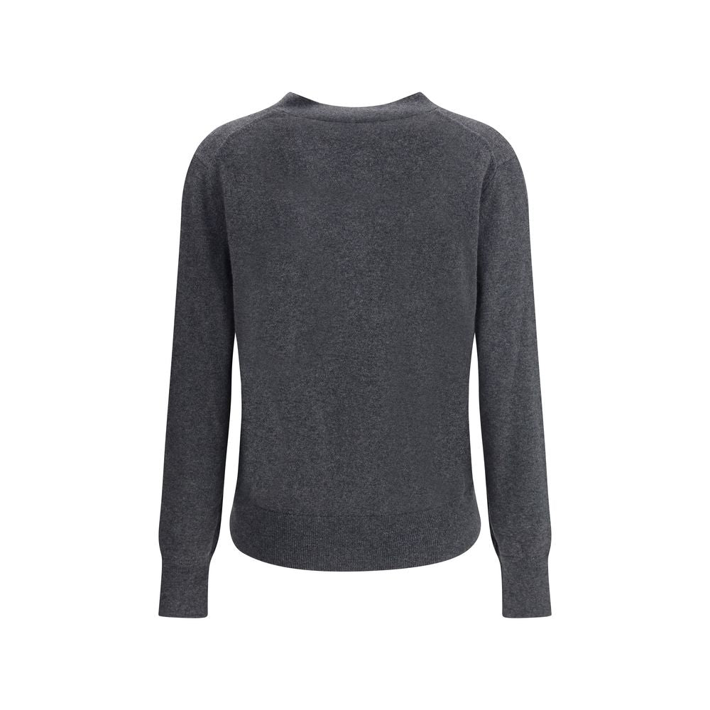 Gray Cotton Cardigan