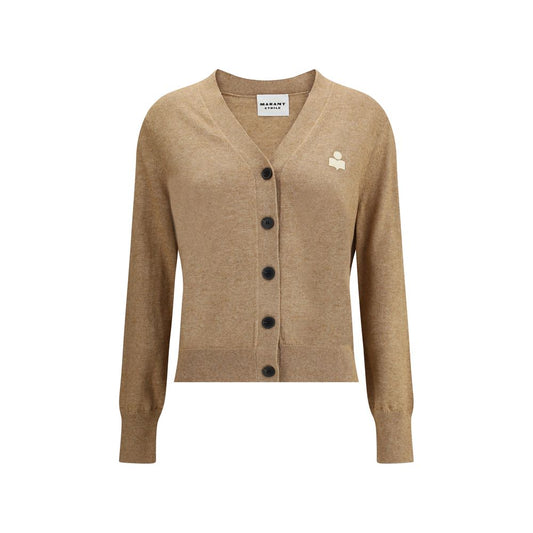 Beige Cotton Cardigan
