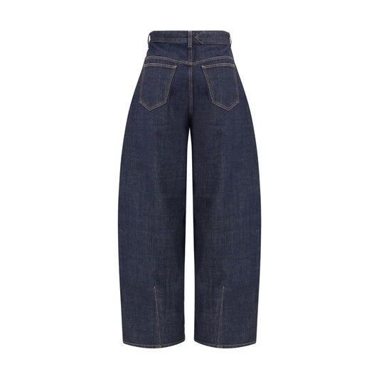 Blue Cotton Relaxed Fit Jeans
