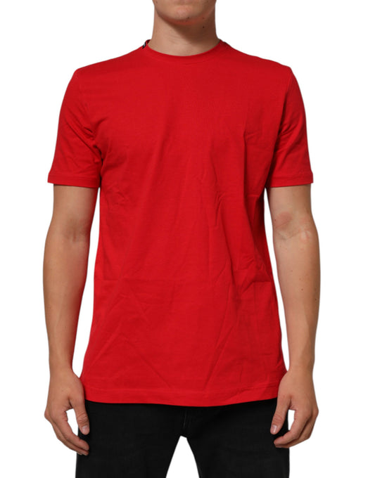 Red Goodluck 2023 Cotton Crew Neck T-shirt