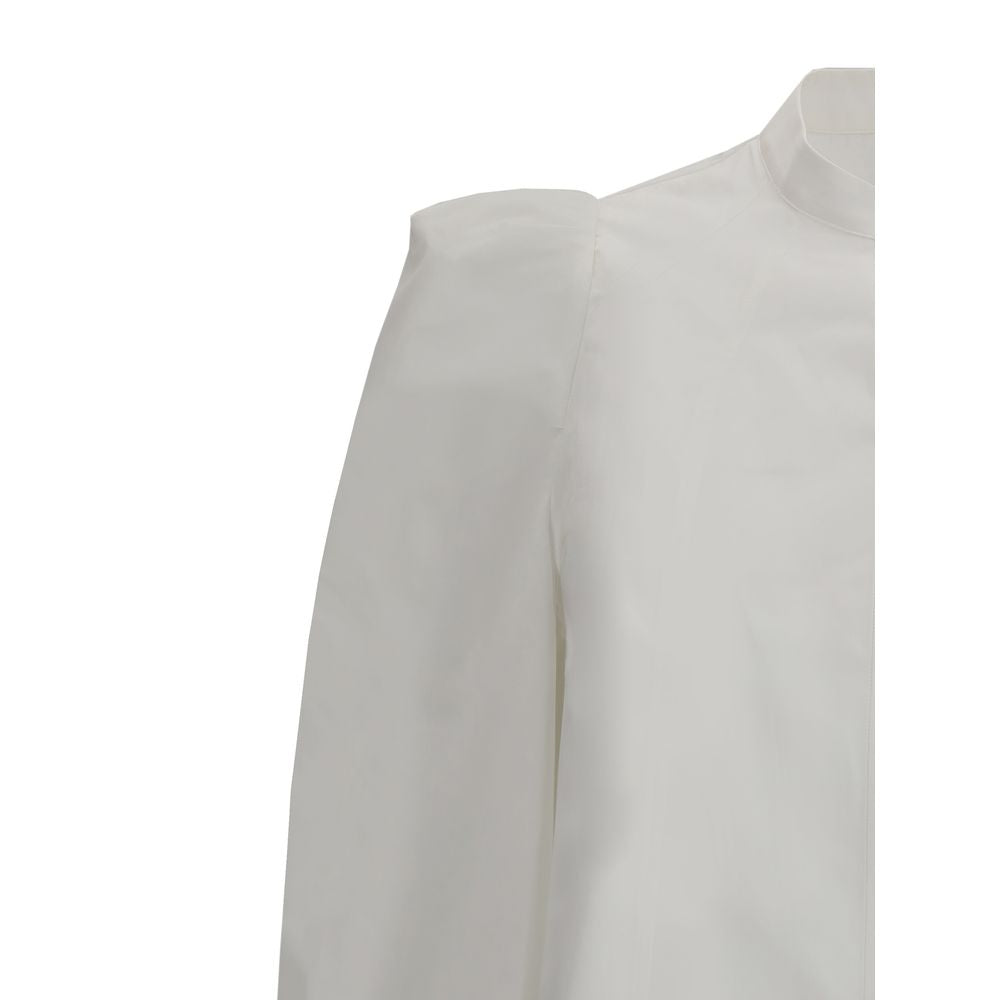 White Shirt with mandarin collar