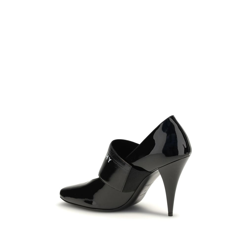 Sliced Square Logo Pumps