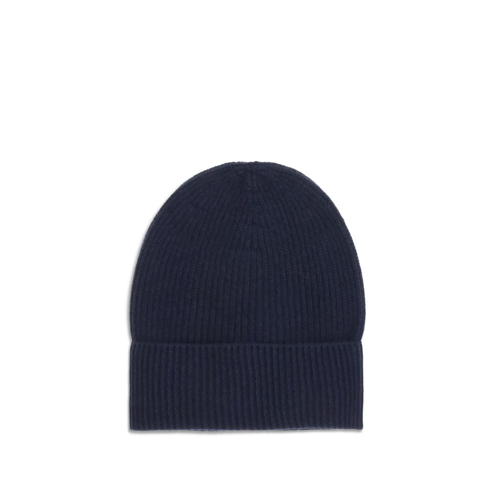 Blue Wool Beanie