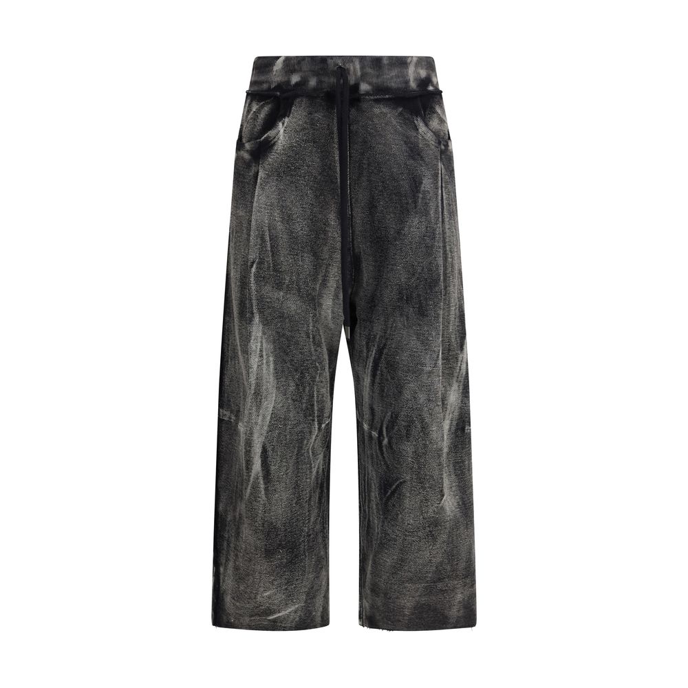 CROPPED PLEATED SWEATPANT