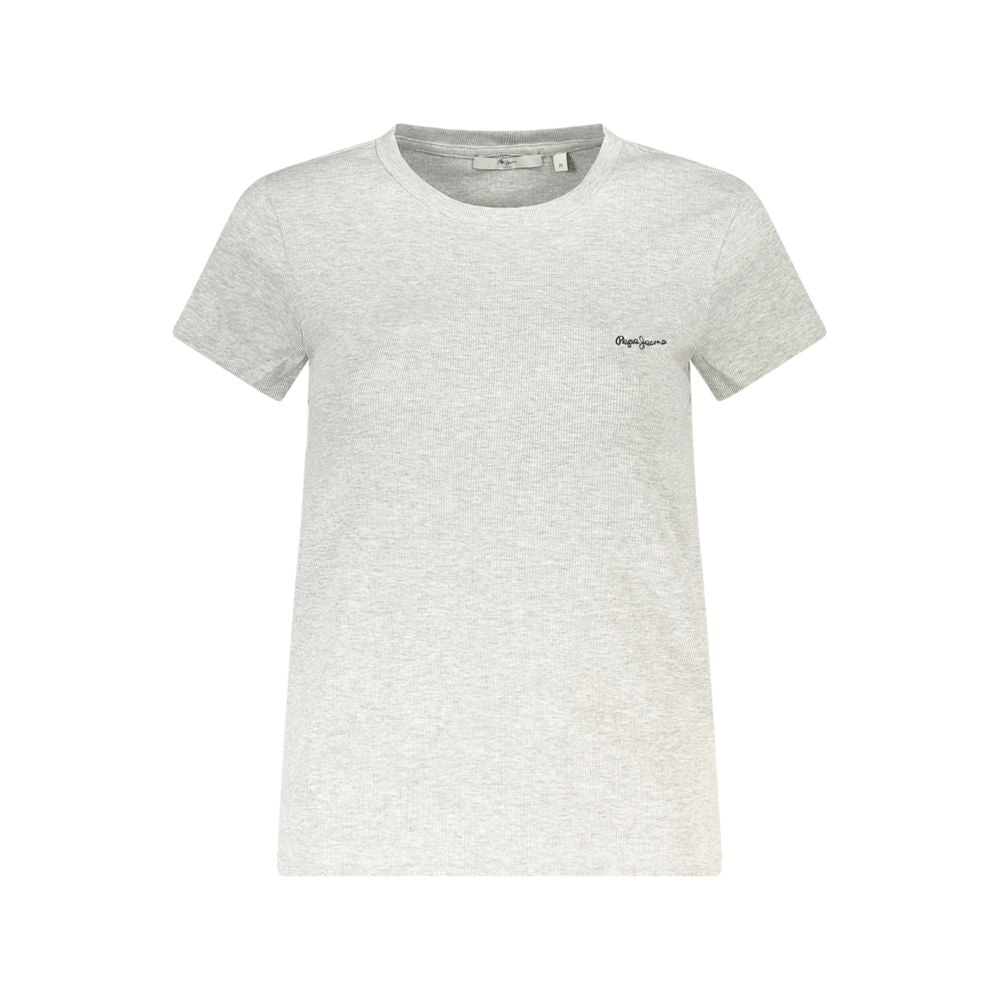 Gray Cotton Tops & T-Shirt