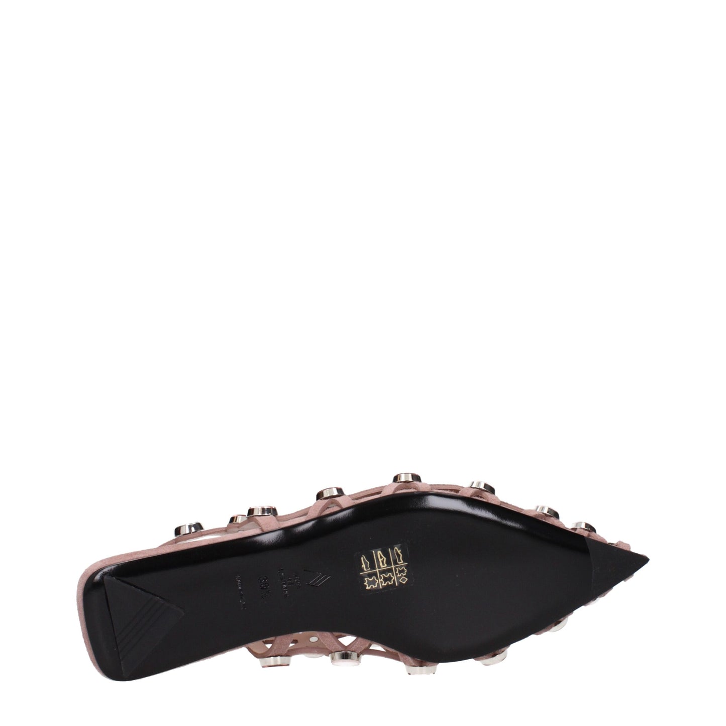 Pink Leather Ballet Flats