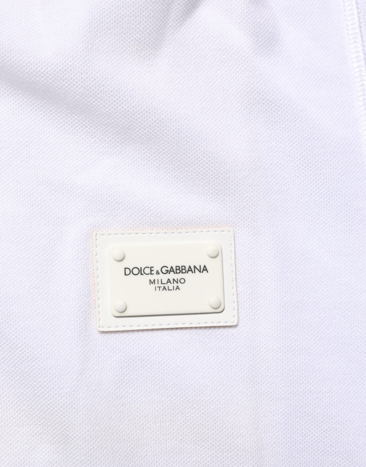 White Collared Short Sleeves Polo Men T-shirt