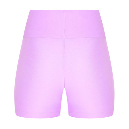 Purple Polyester Short