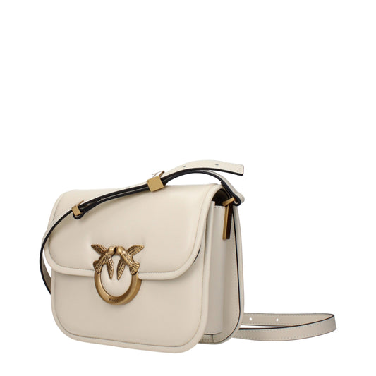 Beige Leather Crossbody Bags