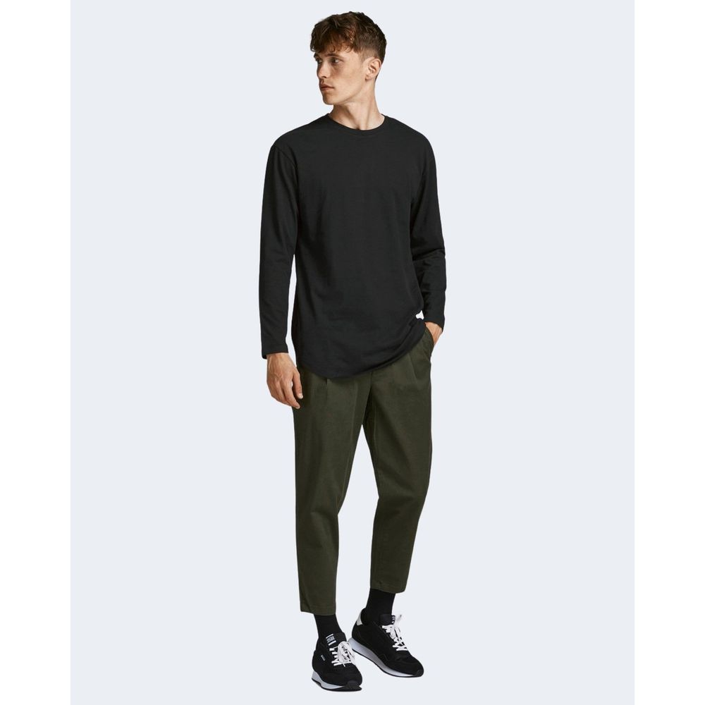 Black Cotton Long Sleeve
