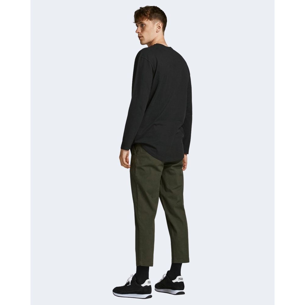 Black Cotton Long Sleeve