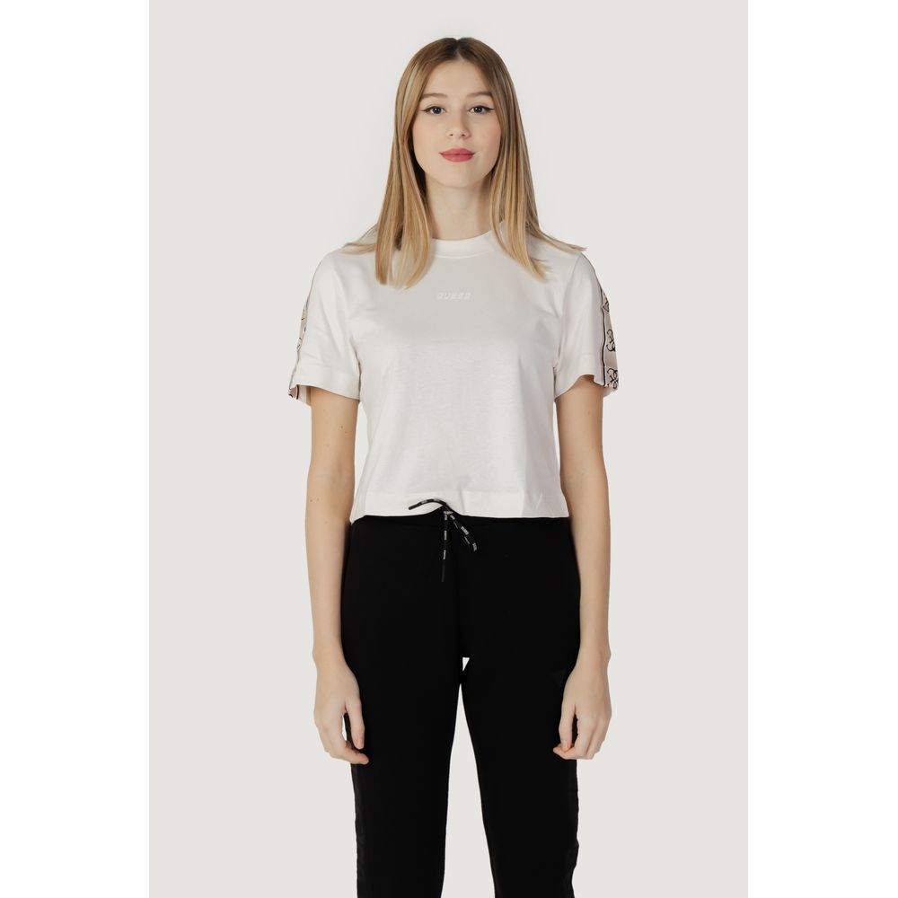 Cream Cotton T-Shirt