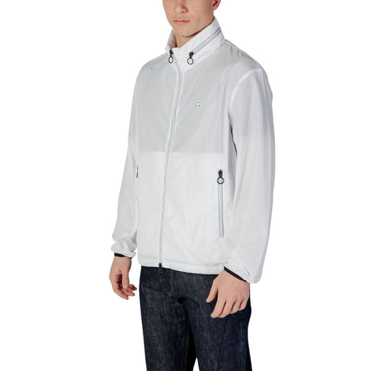 White Polyester Shell Jacket