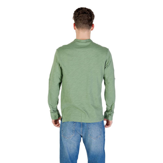 Green Cotton Long Sleeve