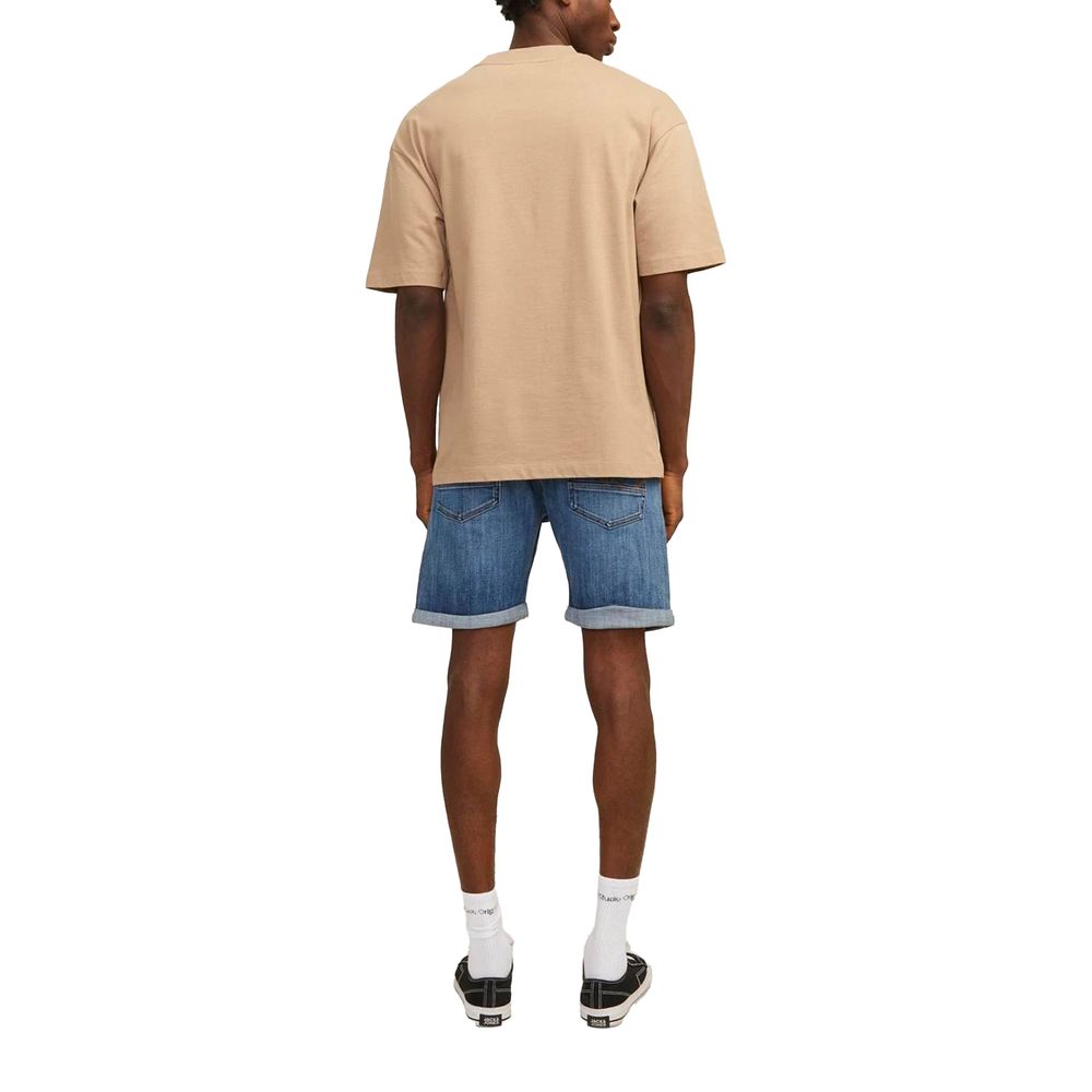 Blue Cotton Bermuda