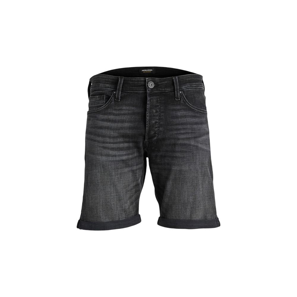 Black Cotton Bermuda